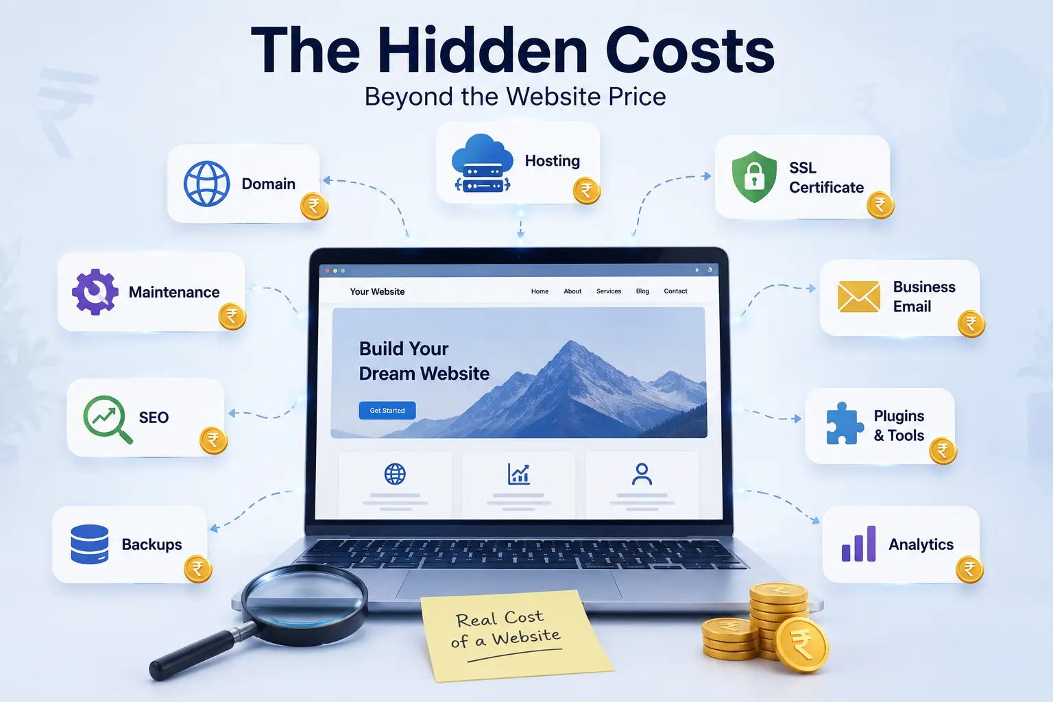 Hidden costs of building a website